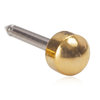 Blomdahl Plain Ear Piercing Golden Titanium 4 mm